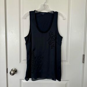GAP satin cutout tank top
